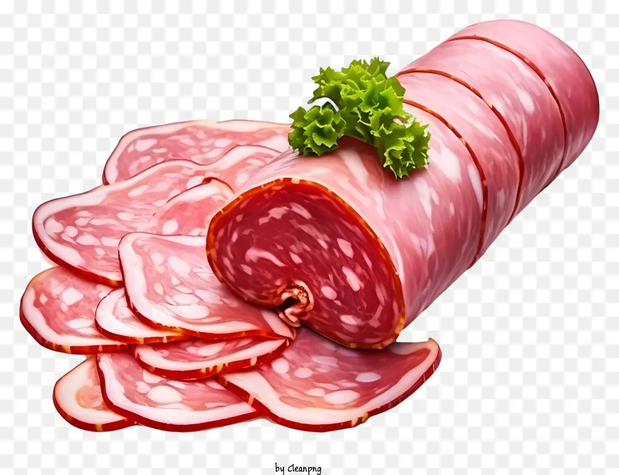 Salami，Rebanado PNG