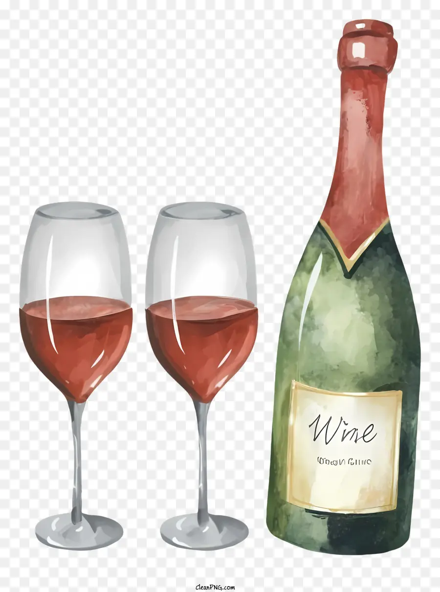 Vino，Botella De Vidrio PNG