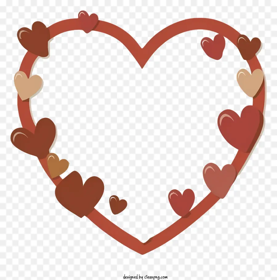 Forma De Corazón Rojo，Símbolo De Amor PNG