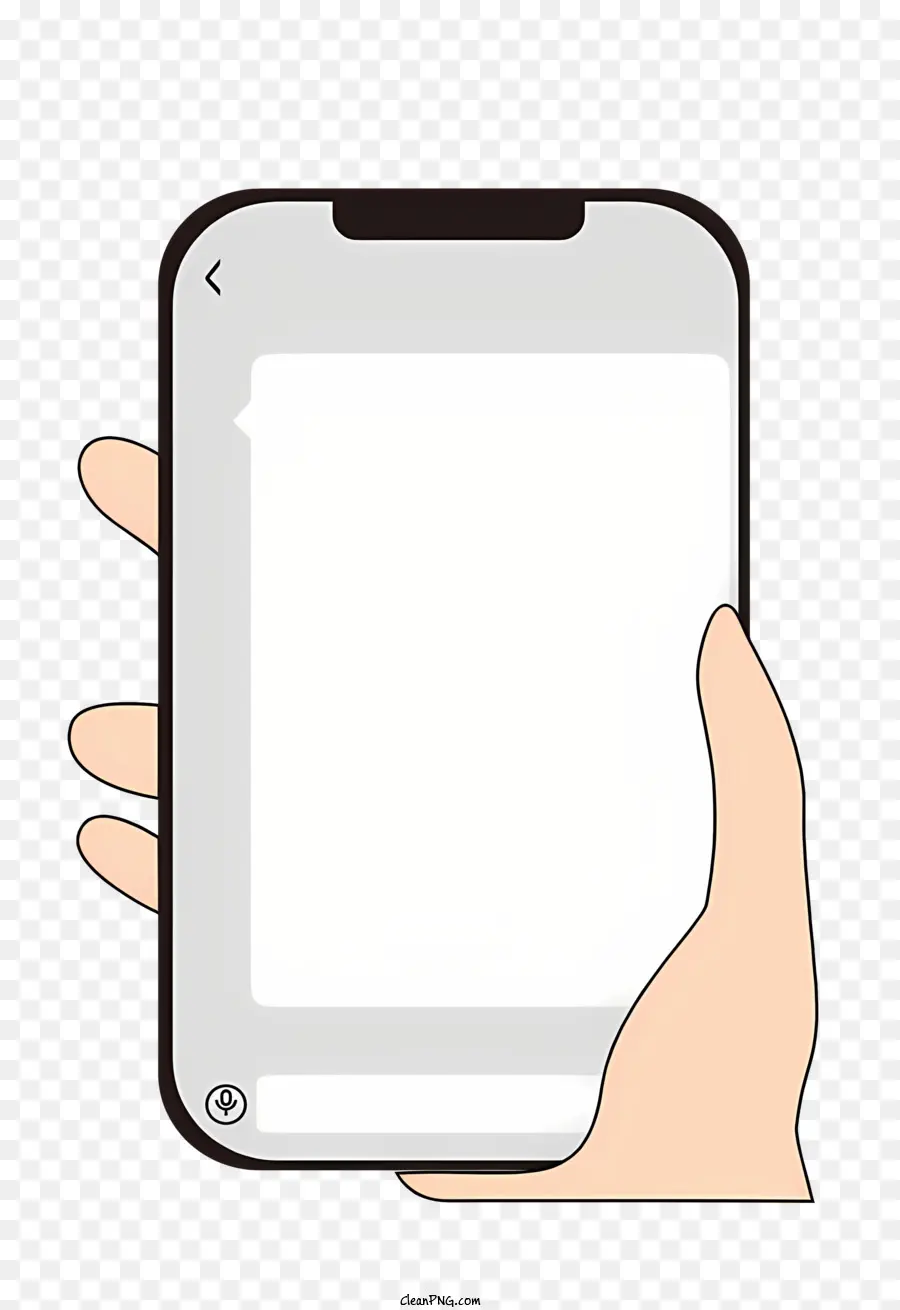 Mano Sosteniendo El Teléfono Celular，Teléfono Inteligente PNG