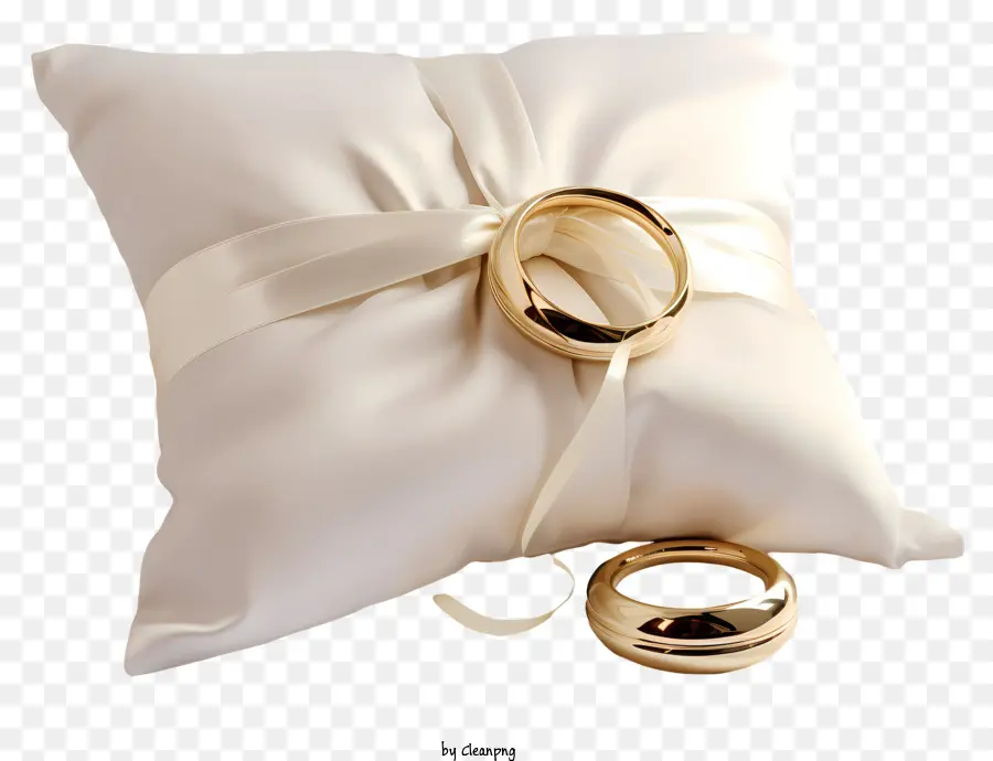 Almohada，Anillos De Boda PNG