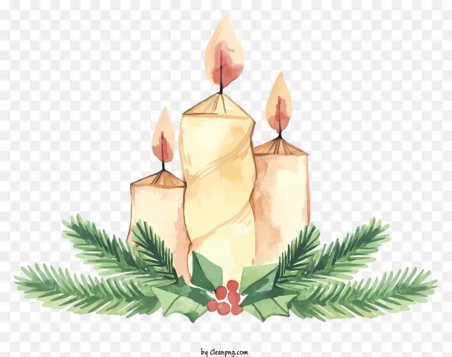 Decoración De La Navidad，Coronas De Invierno PNG