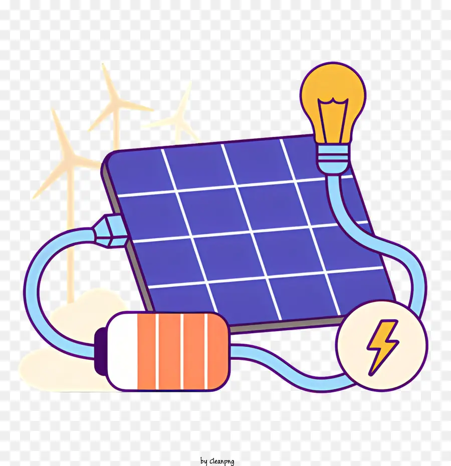 Generador Eléctrico，Los Paneles Solares PNG