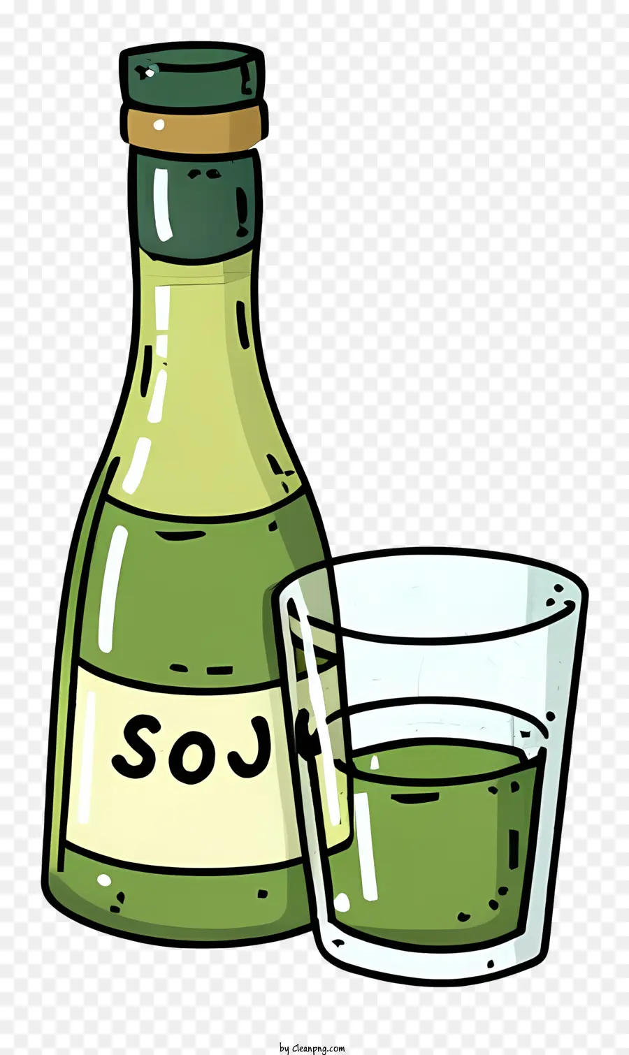 Botella De Sake，Botella De Soju PNG