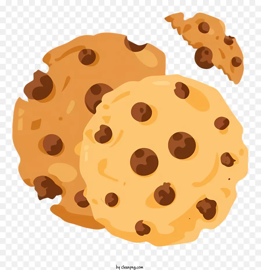 Galletas Con Chispas De Chocolate，Hornear Las Galletas PNG