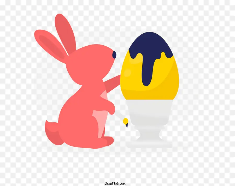 Huevo De Pascua，Conejo PNG