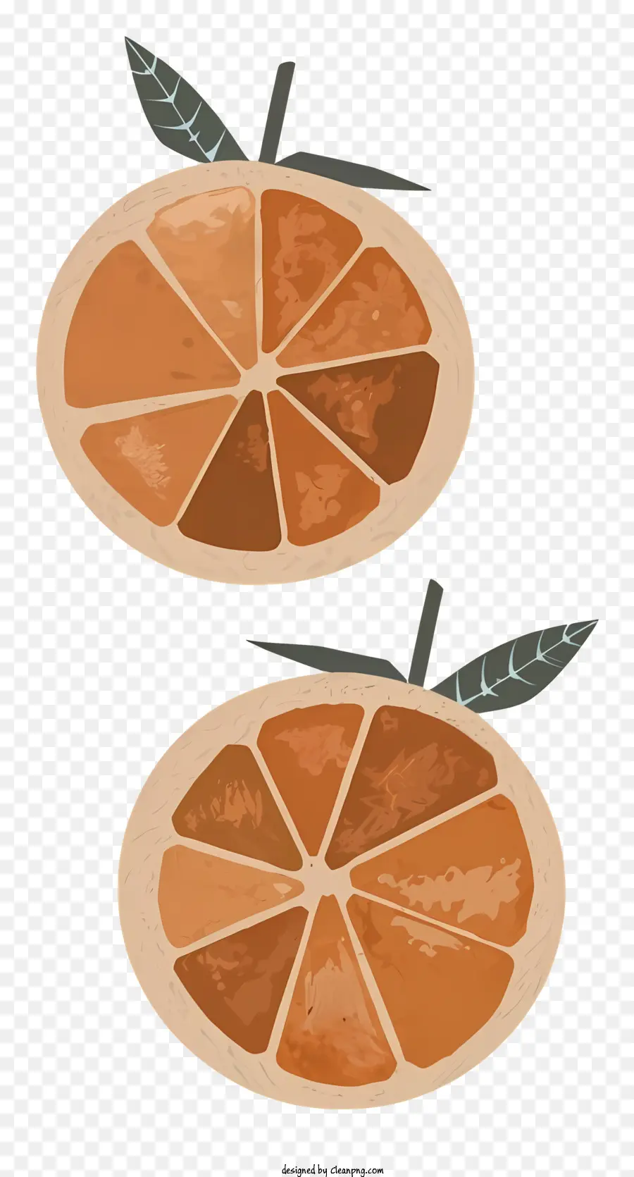 Rodajas De Naranja，Fruta Cortada Por La Mitad PNG