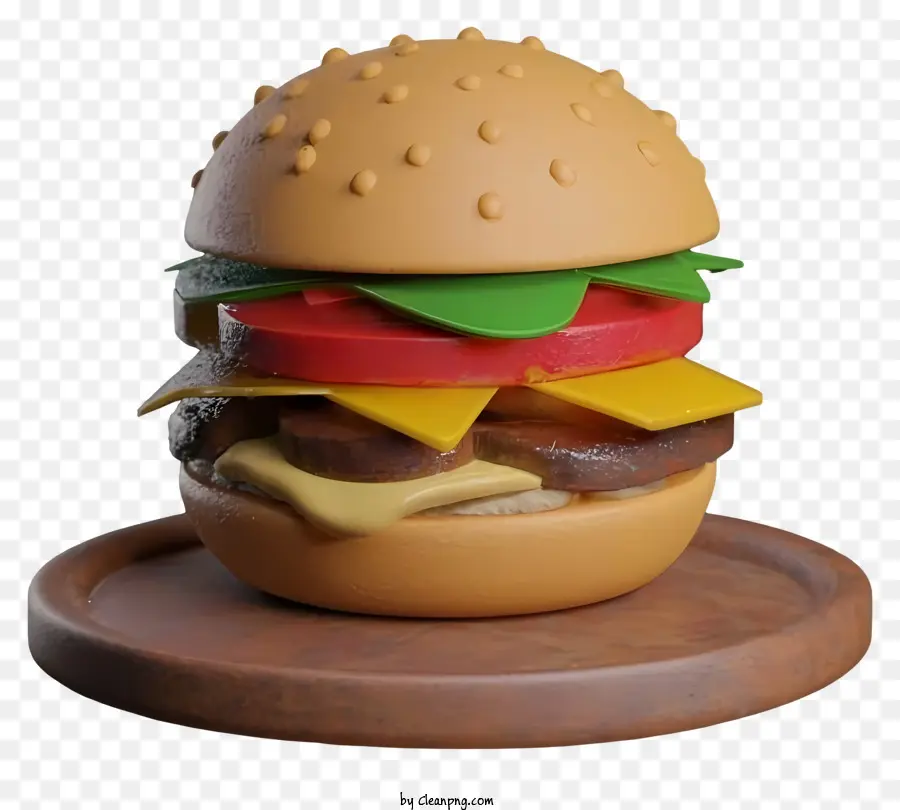 Hamburgo，Representación 3d PNG