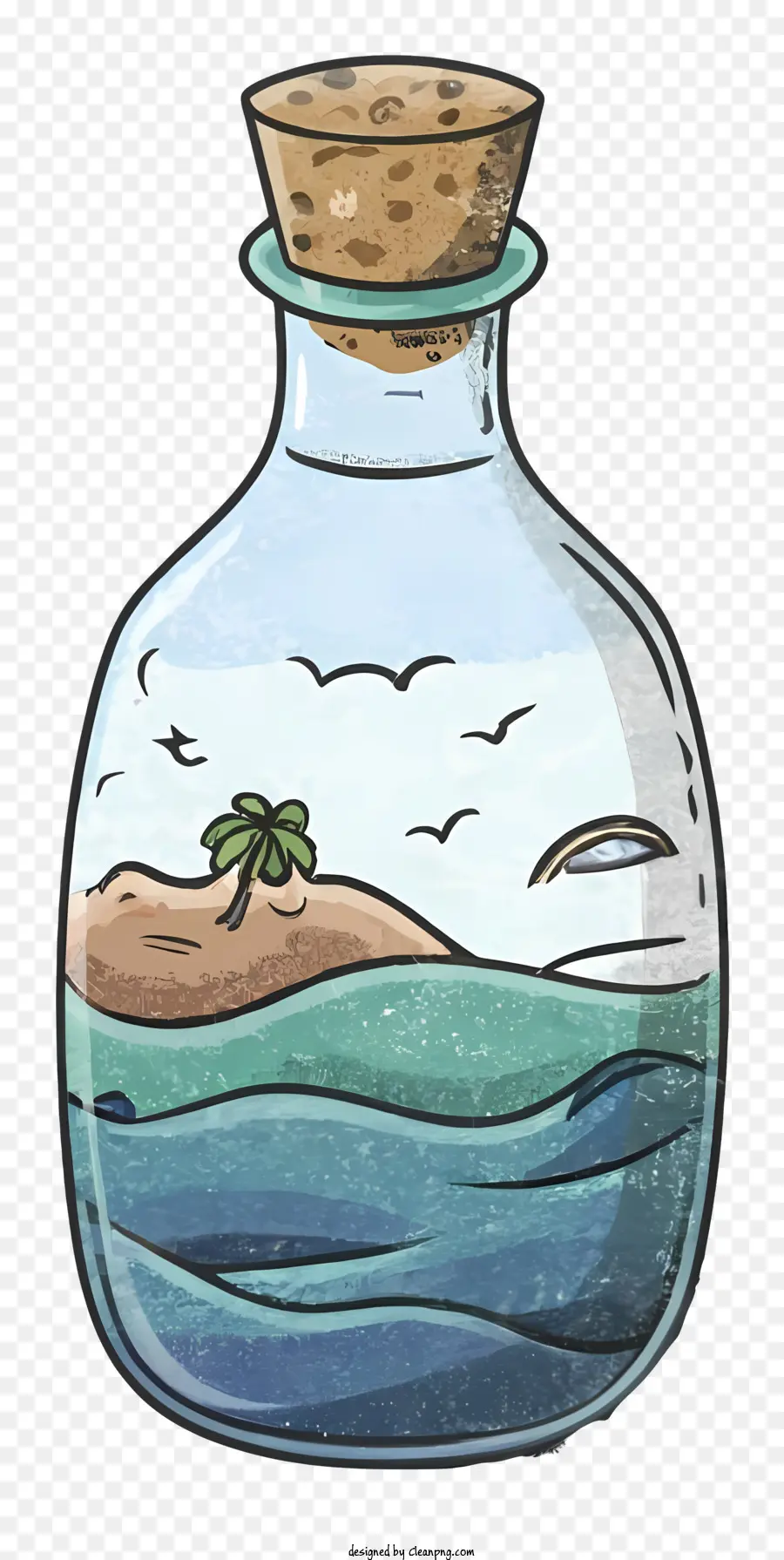 Botella De Vidrio，Agua PNG