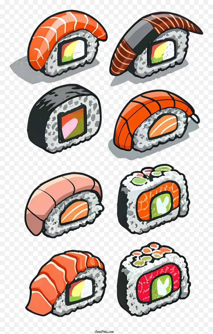 Sushi，Tipos De Sushi PNG