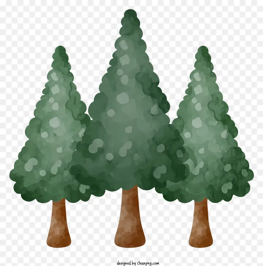 Pinos，árboles Verdes PNG