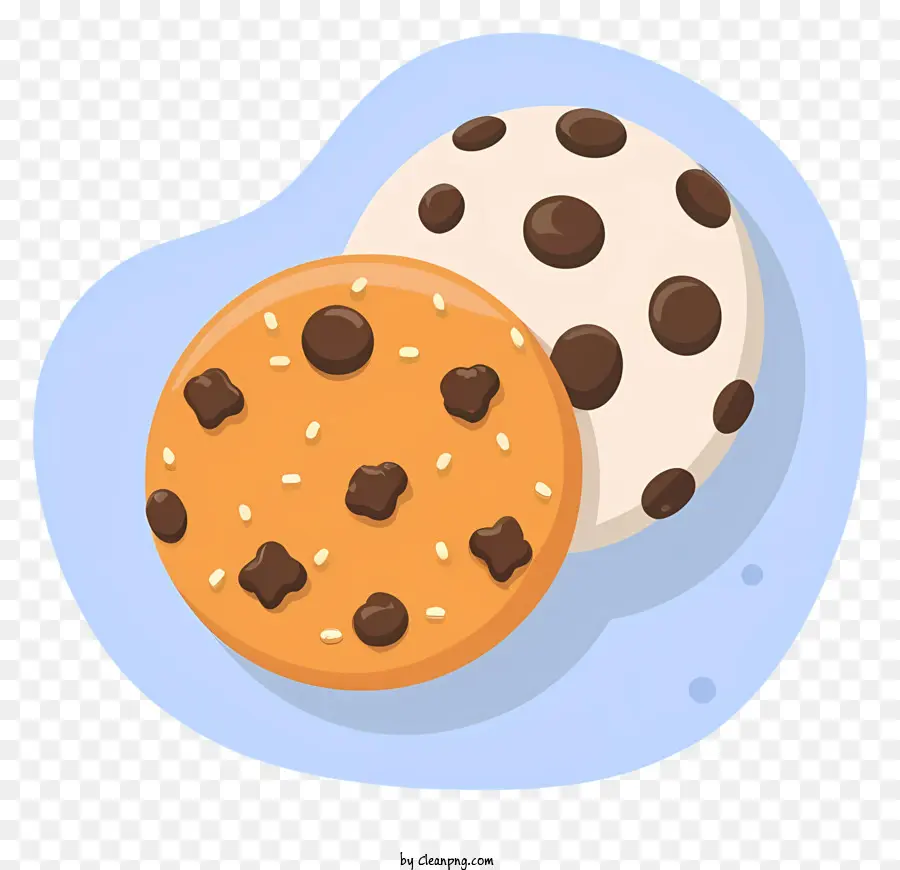 Galletas Con Chispas De Chocolate，Glaseado De Galletas PNG