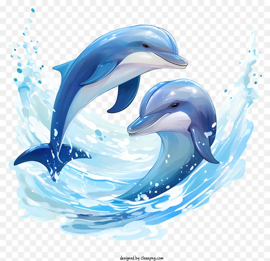 Dolphins，Agua PNG