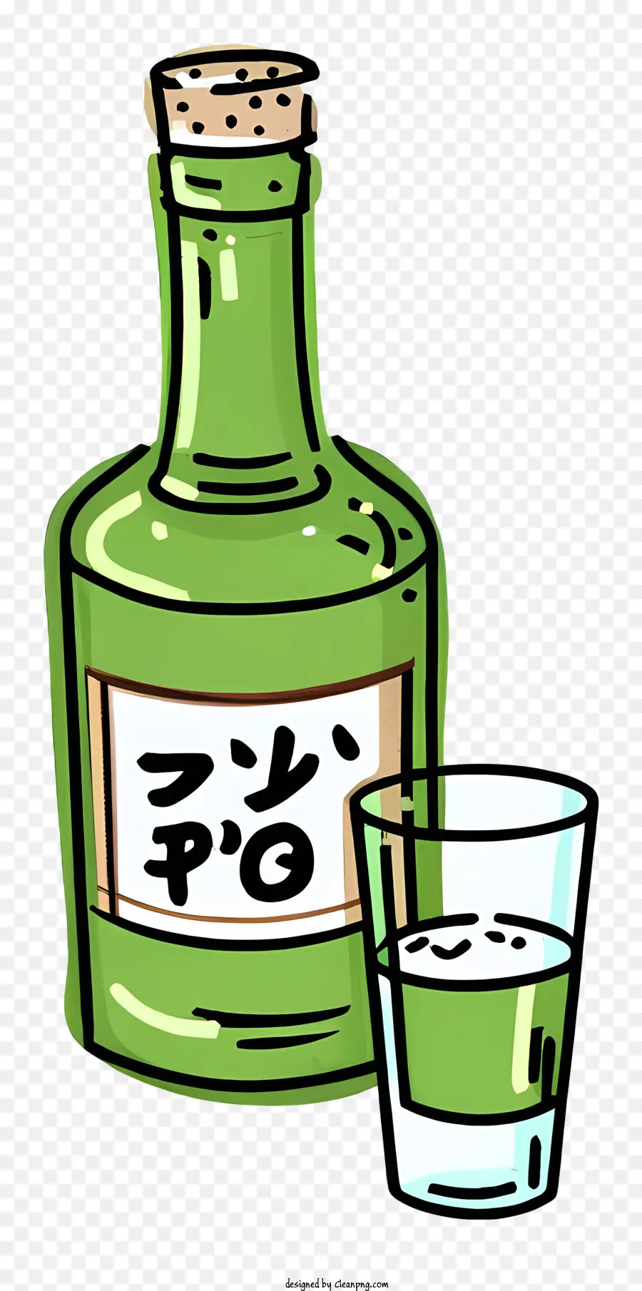 Bebidas Alcohólicas，Bebida Verde PNG