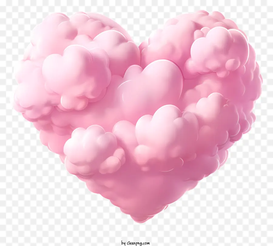 Heartshaped En La Nube，La Formación De Las Nubes PNG