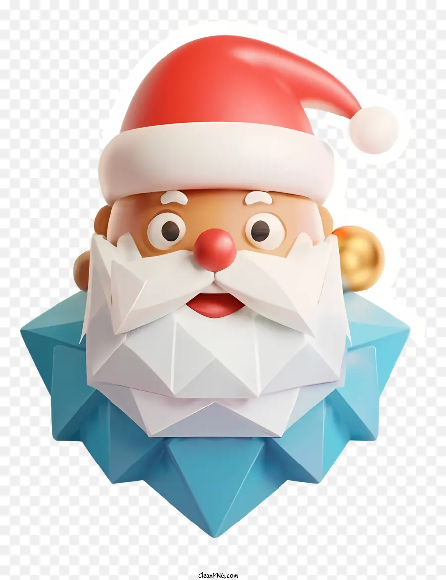 Santa Claus，Modelo En 3d PNG