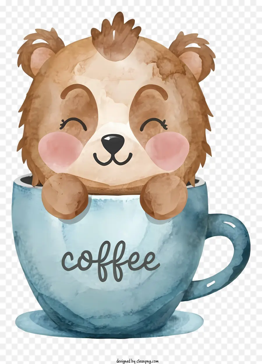 Lindo Oso Cachorro，Taza PNG