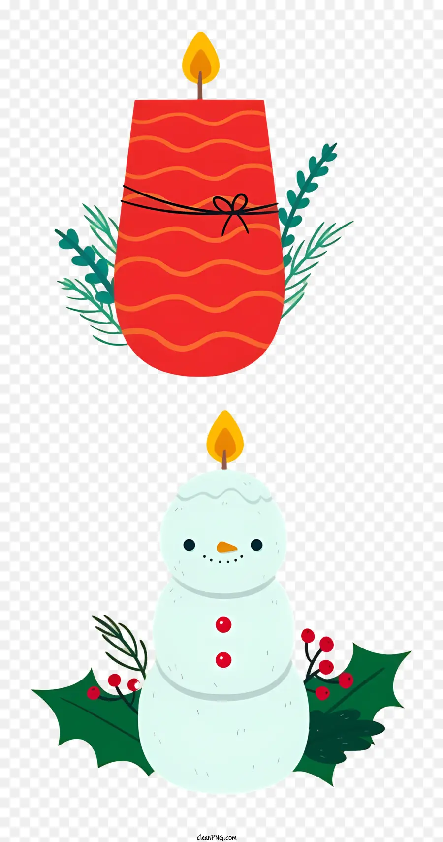 Vela Roja，Velas De Navidad PNG