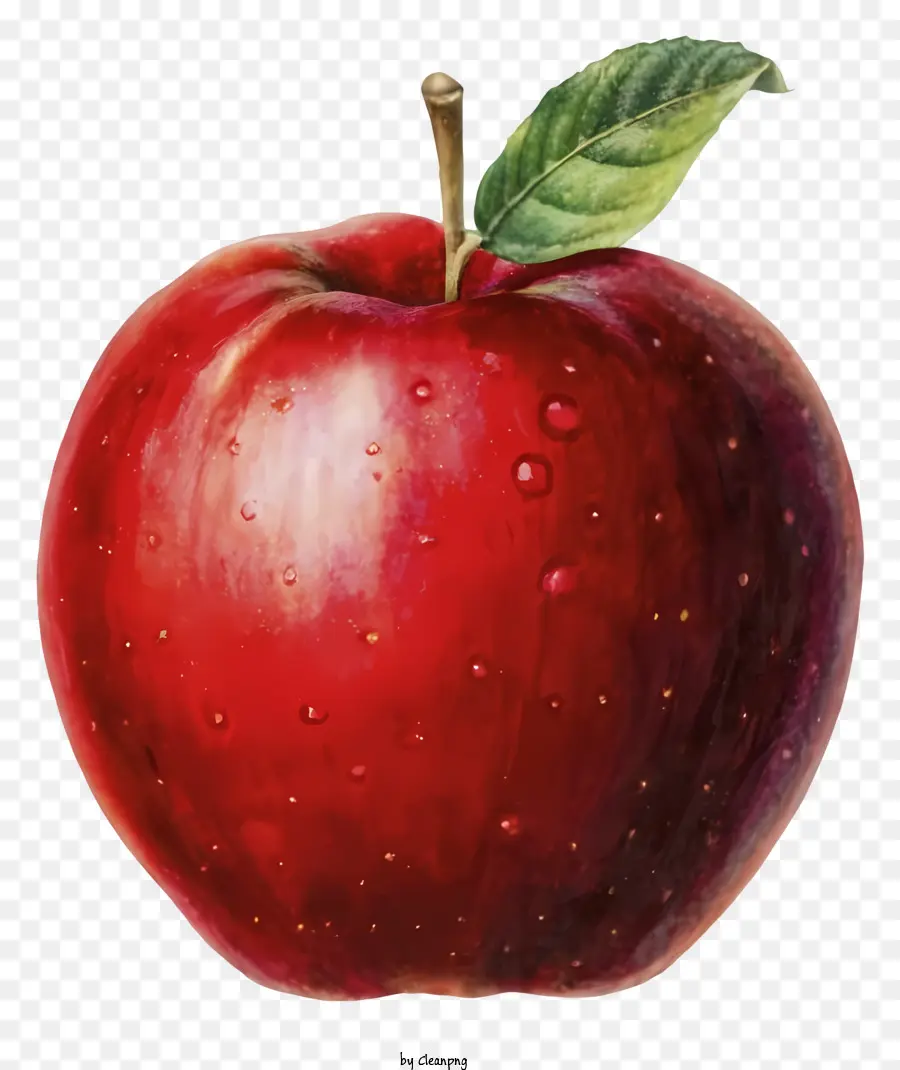 Pintura，Manzana Roja PNG