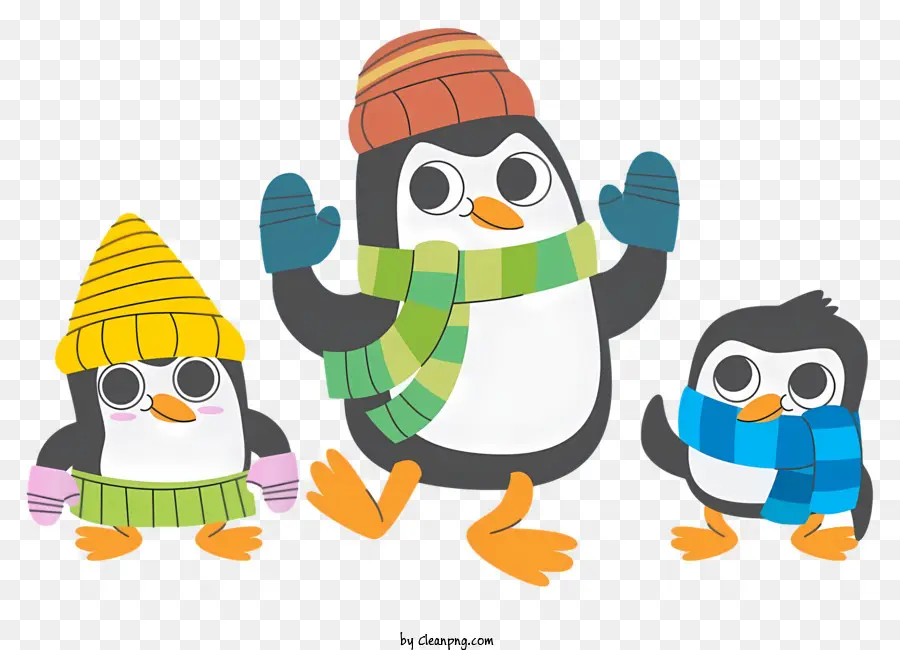 Los Pingüinos，Sombreros PNG