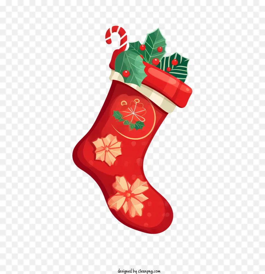 Calcetín De Navidad，Santa Claus PNG