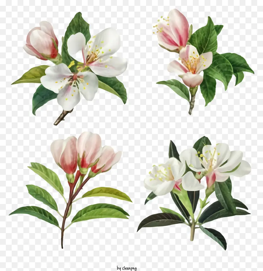 Las Flores De La Manzana，Ramo PNG