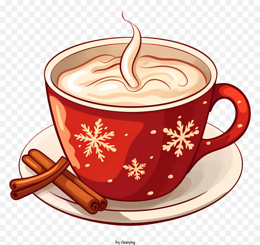 Chocolate Caliente，Crema Batida PNG