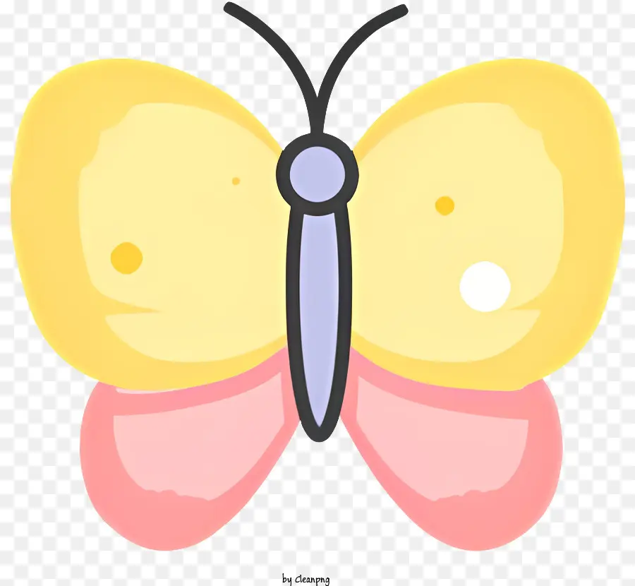 Mariposa Icono，Mariposa Amarilla PNG