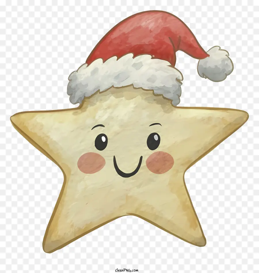Sonriendo Estrellas，Santa Claus Hat PNG