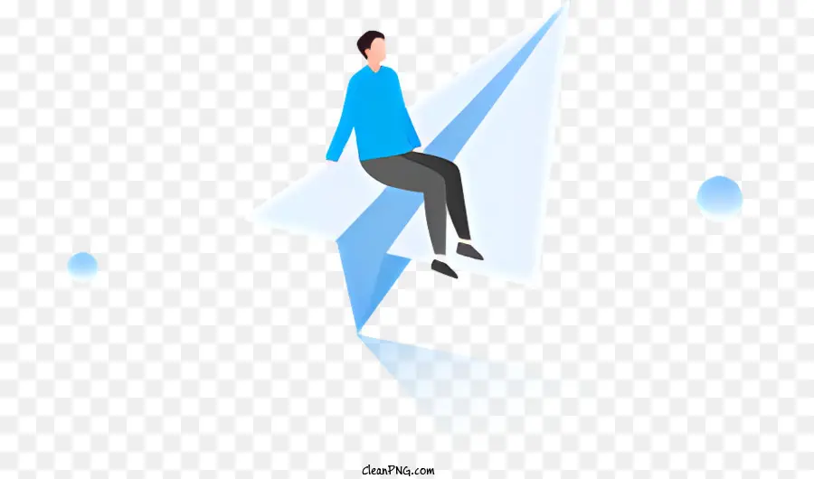 Paper Airplane，Volando PNG