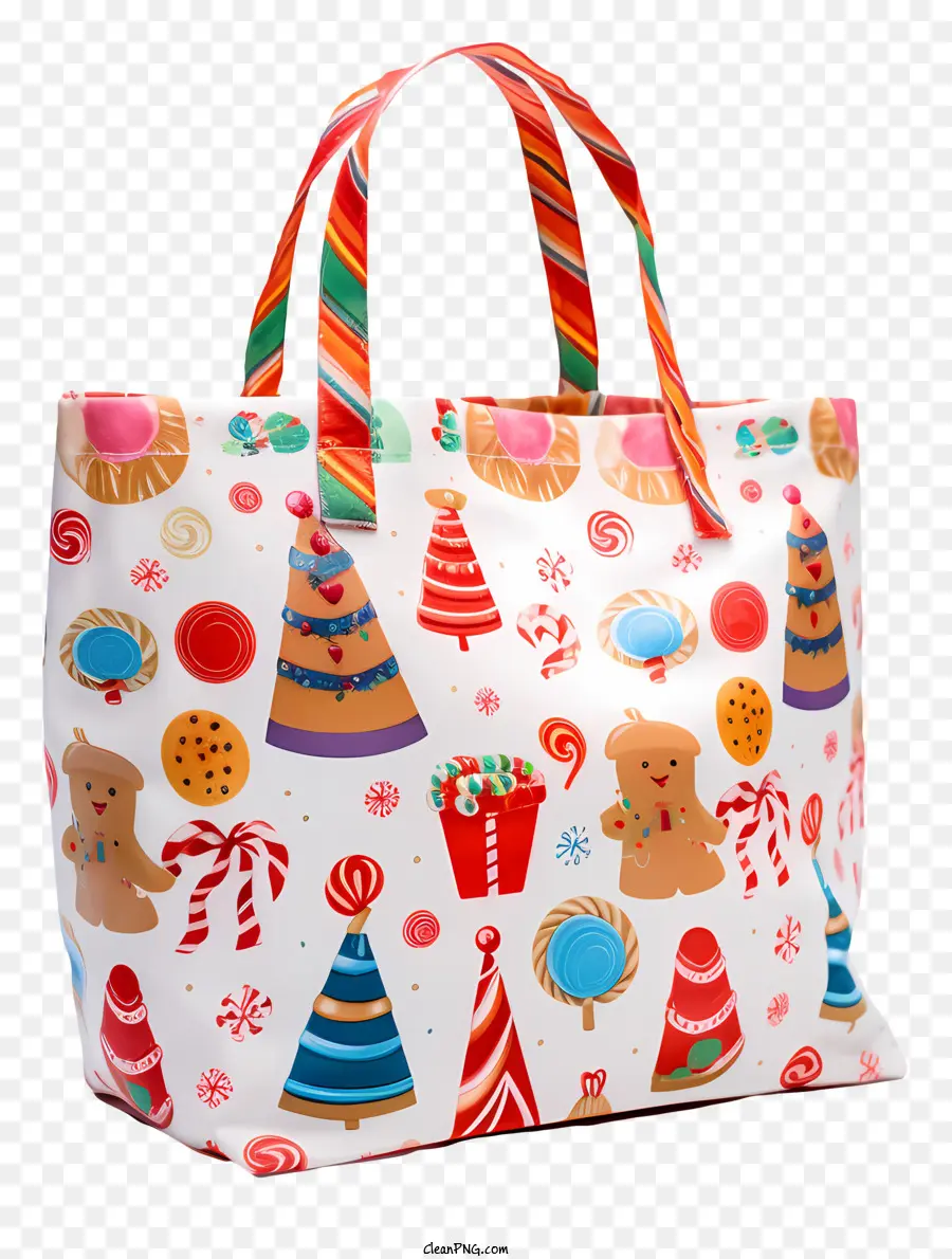 Bolsa De Compras Navideñas，Bolsa De Regalo PNG