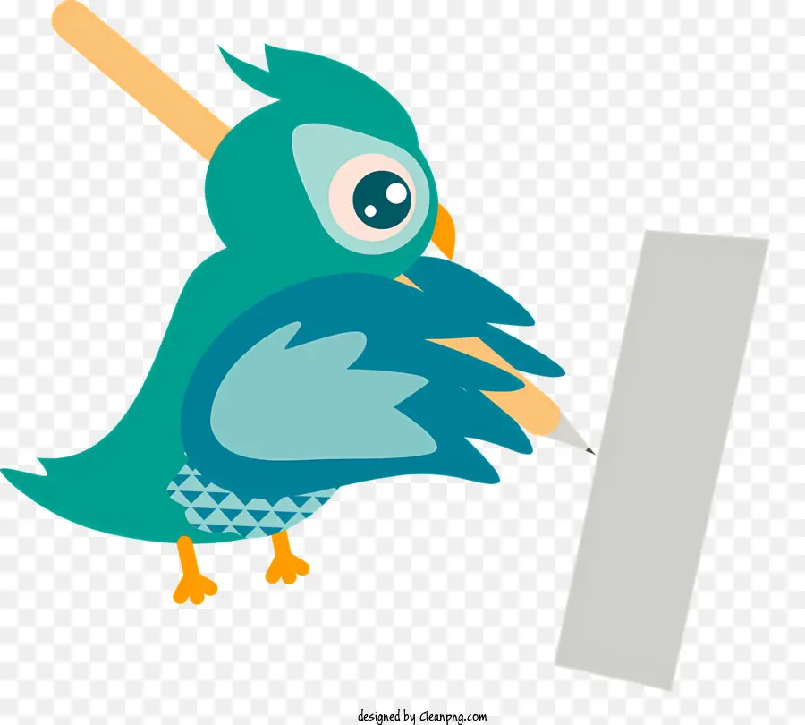 Pájaro Azul，Dibujo De Aves PNG