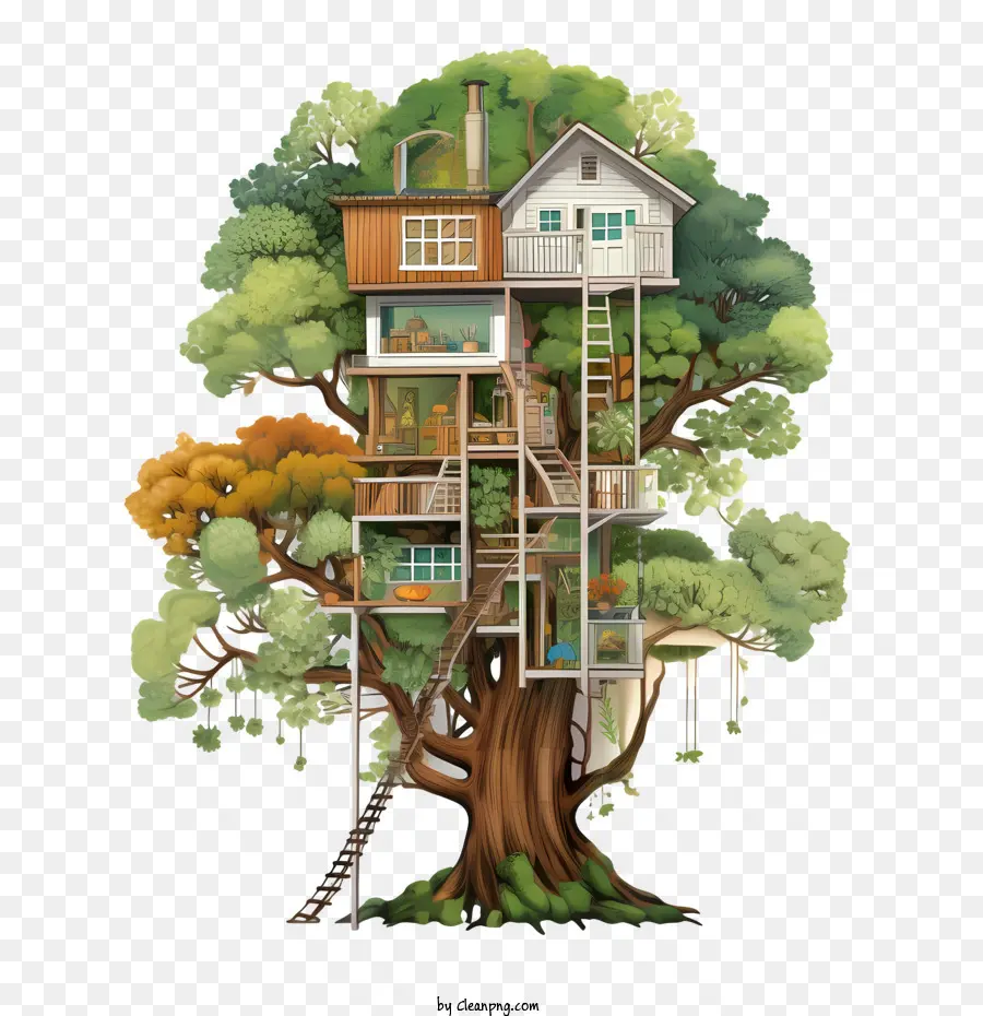 La Casa Del árbol，La Casa En El árbol PNG