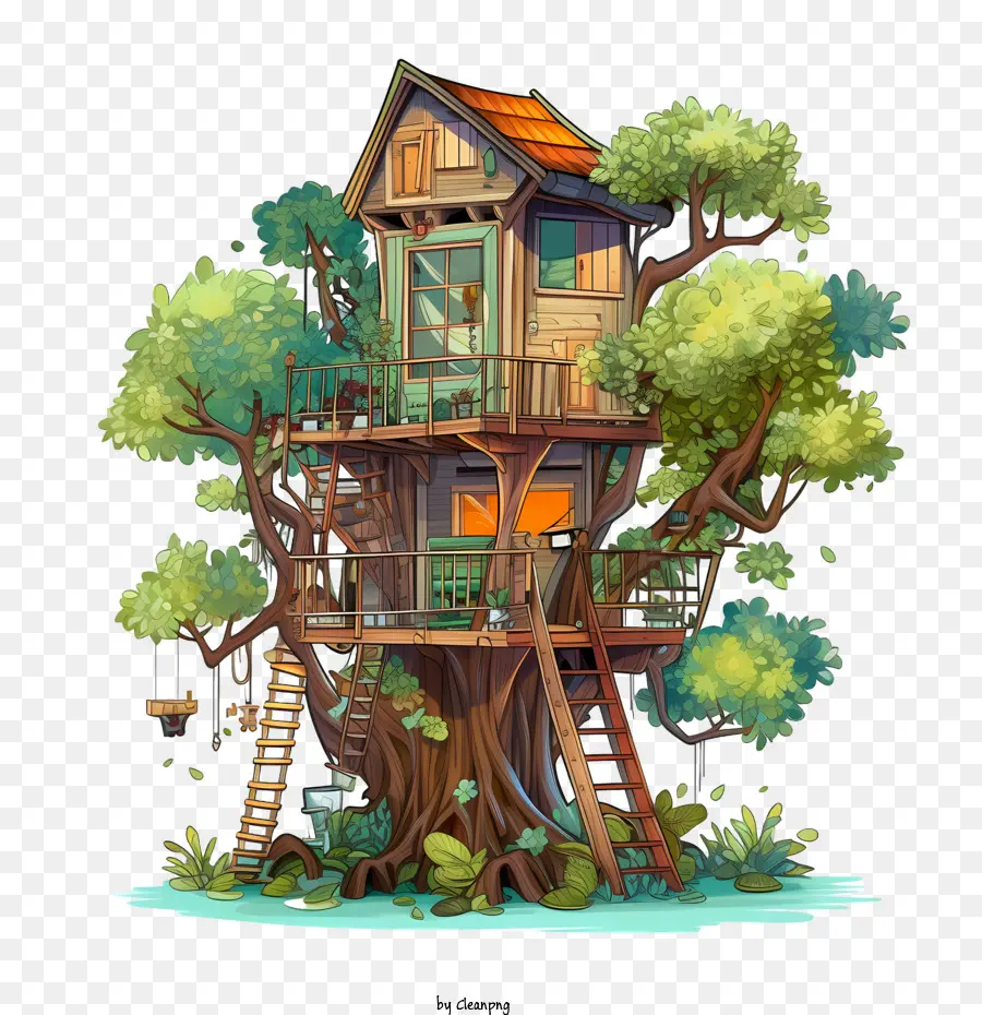 La Casa Del árbol，La Historieta PNG