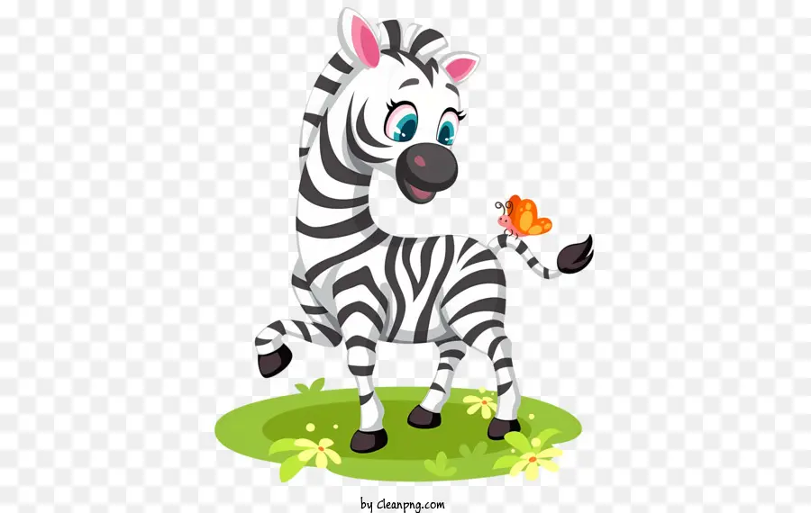 Lindo Cebra，Dibujos Animados De Zebra PNG