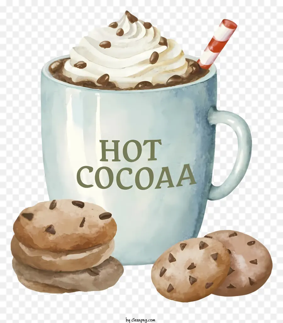 Pintura De Cacao Caliente，Taza De Chocolate Caliente PNG