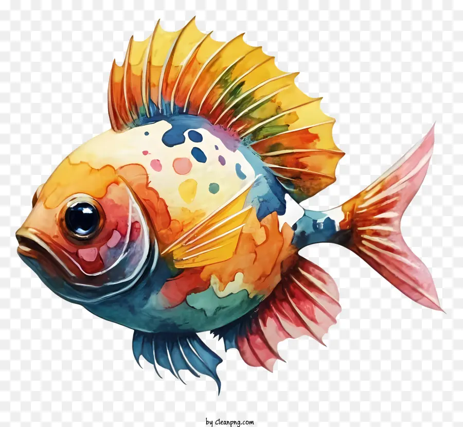 Peces De Colores，El Pez Arcoiris PNG