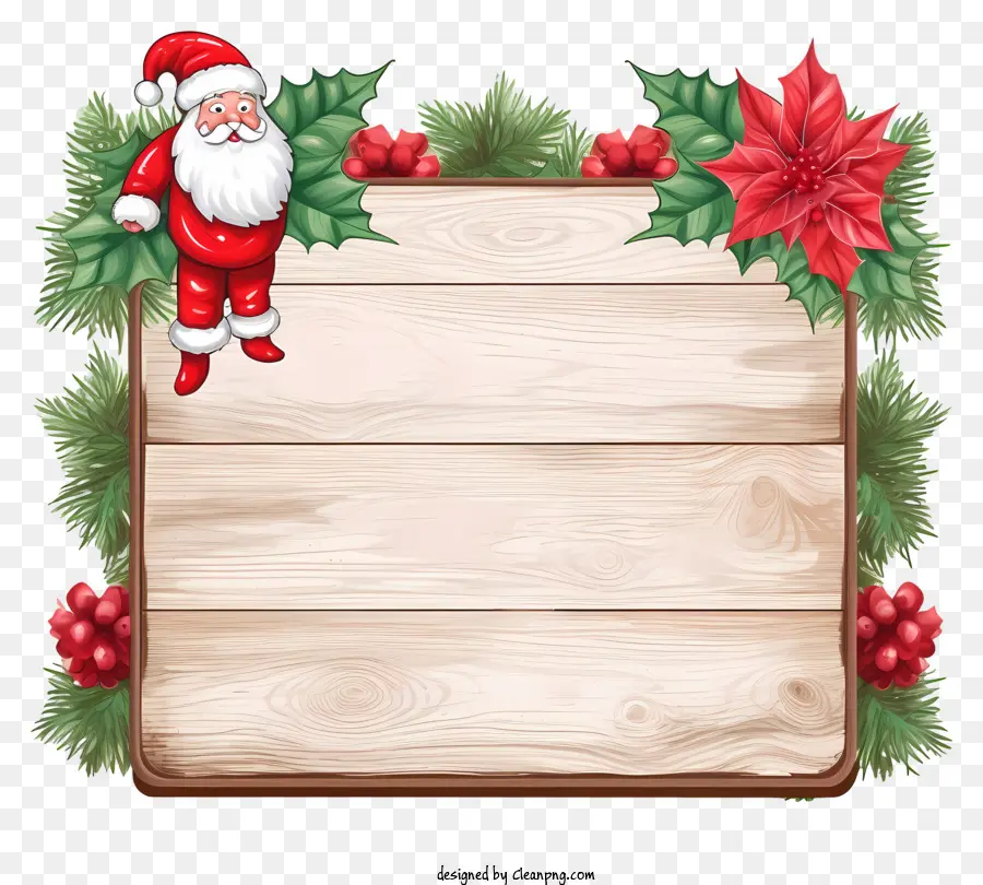 Letrero De Madera，Cartel De Navidad PNG