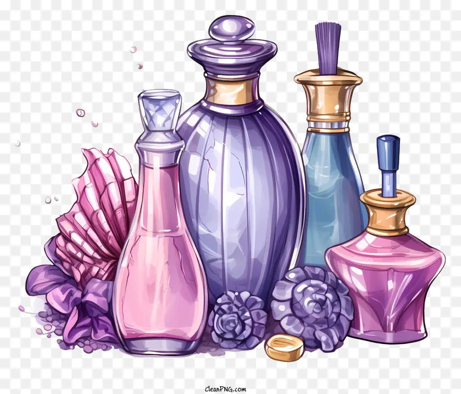 Perfume，Botellas De Perfume PNG