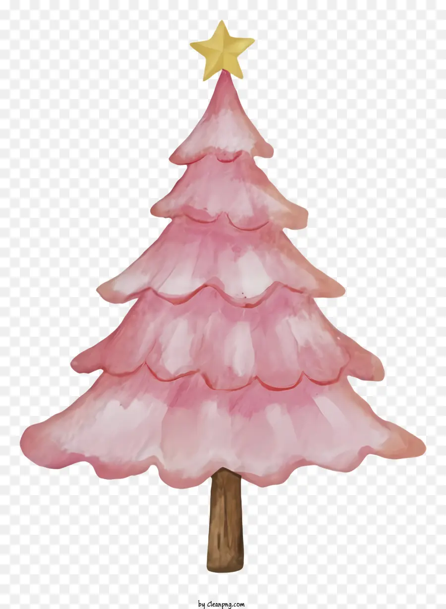 árbol De Navidad Rosa，árbol De Navidad Rojo PNG