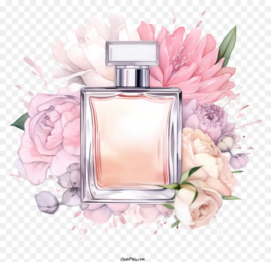 Perfume De época，Rosa Botella PNG