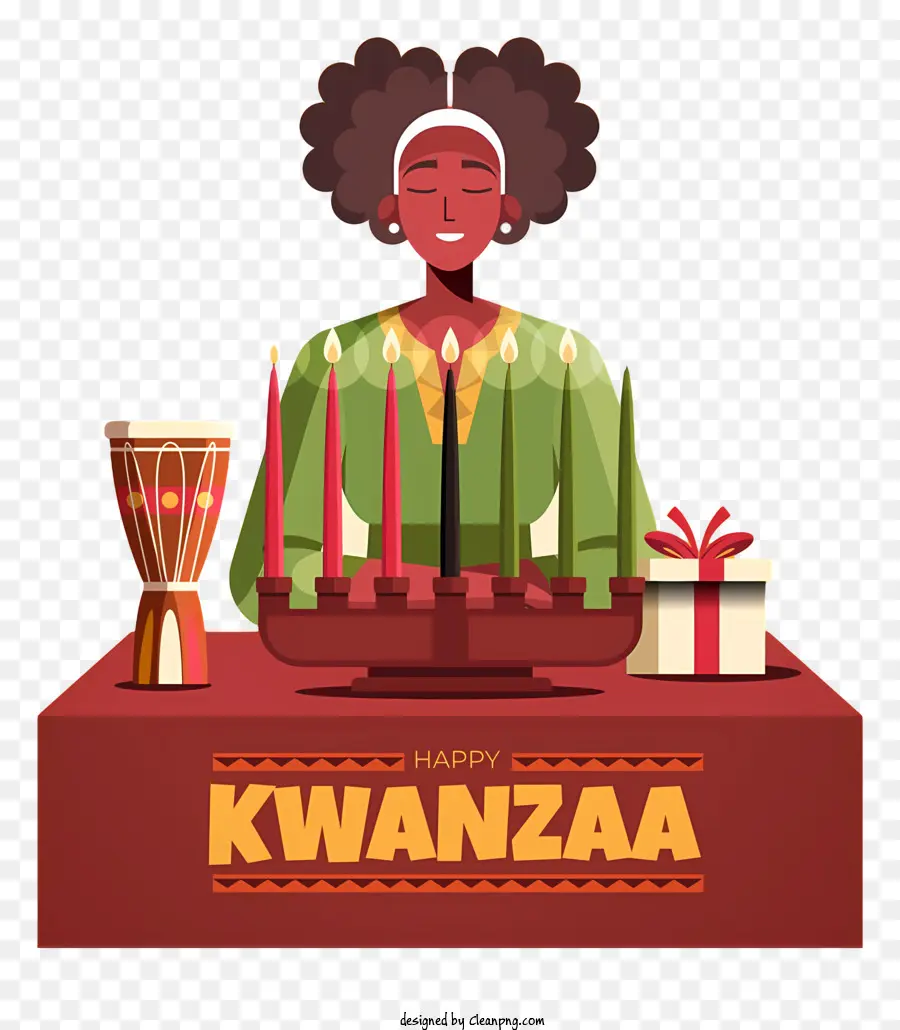 Traje Africano，Celebración De Kwanzaa PNG