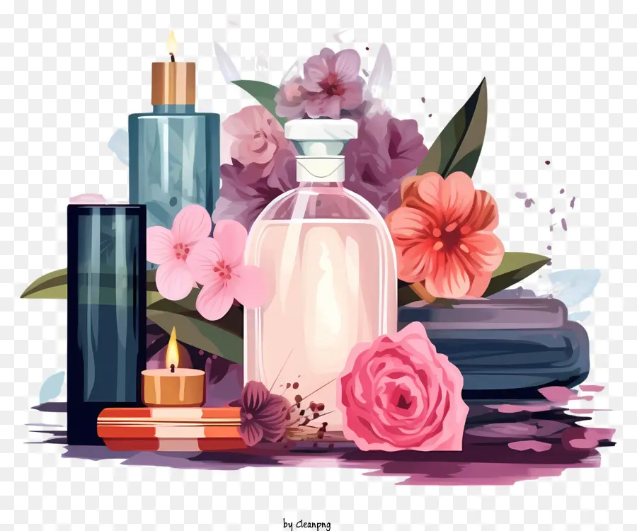 Productos De Belleza，Botella De Perfume PNG