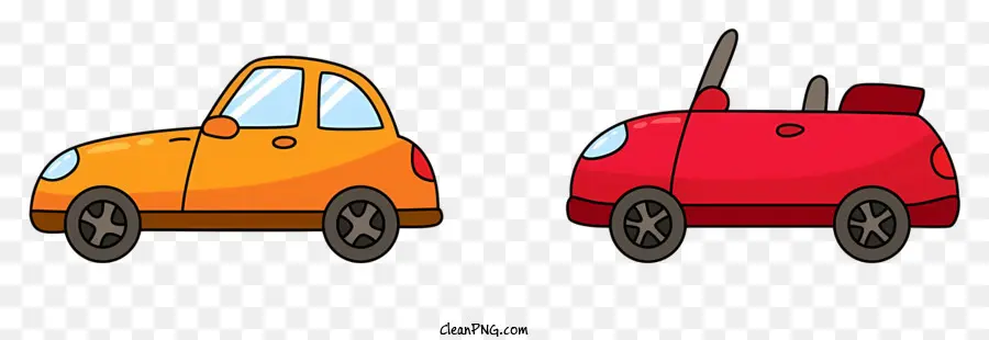 Coche Rojo，Coche Azul PNG