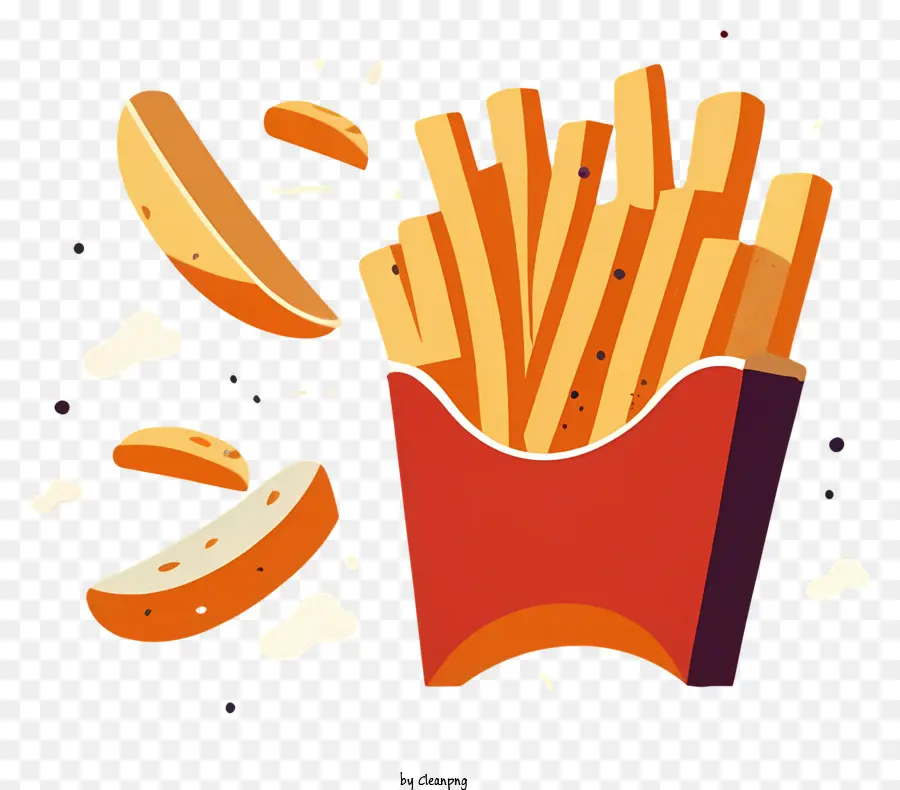 Las Papas Fritas，Comida Rápida PNG