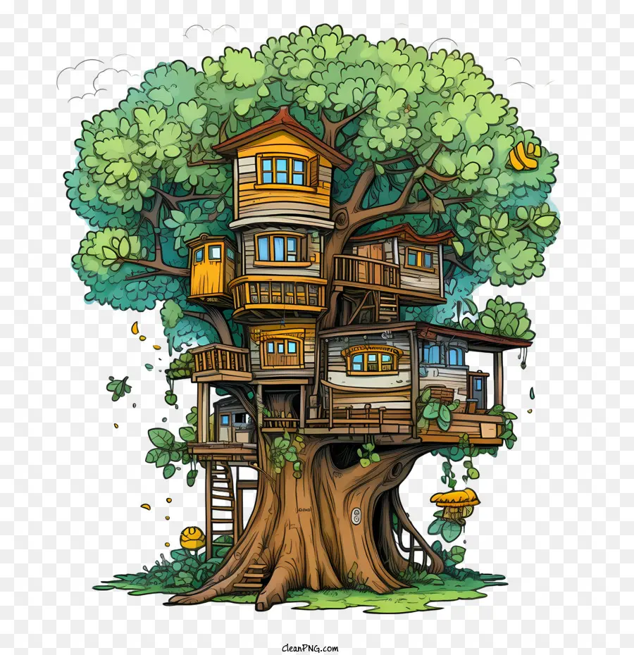 La Casa Del árbol，Caprichosa PNG