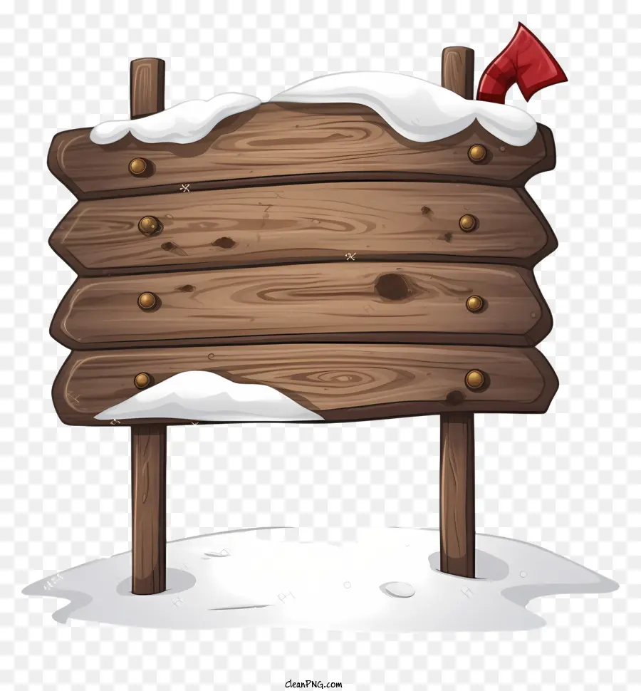 Invierno Signo，Wooden Sign PNG