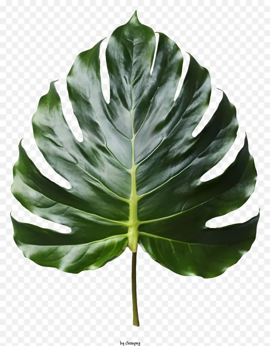 Hoja Gigante，Hoja De Monstruo Verde PNG