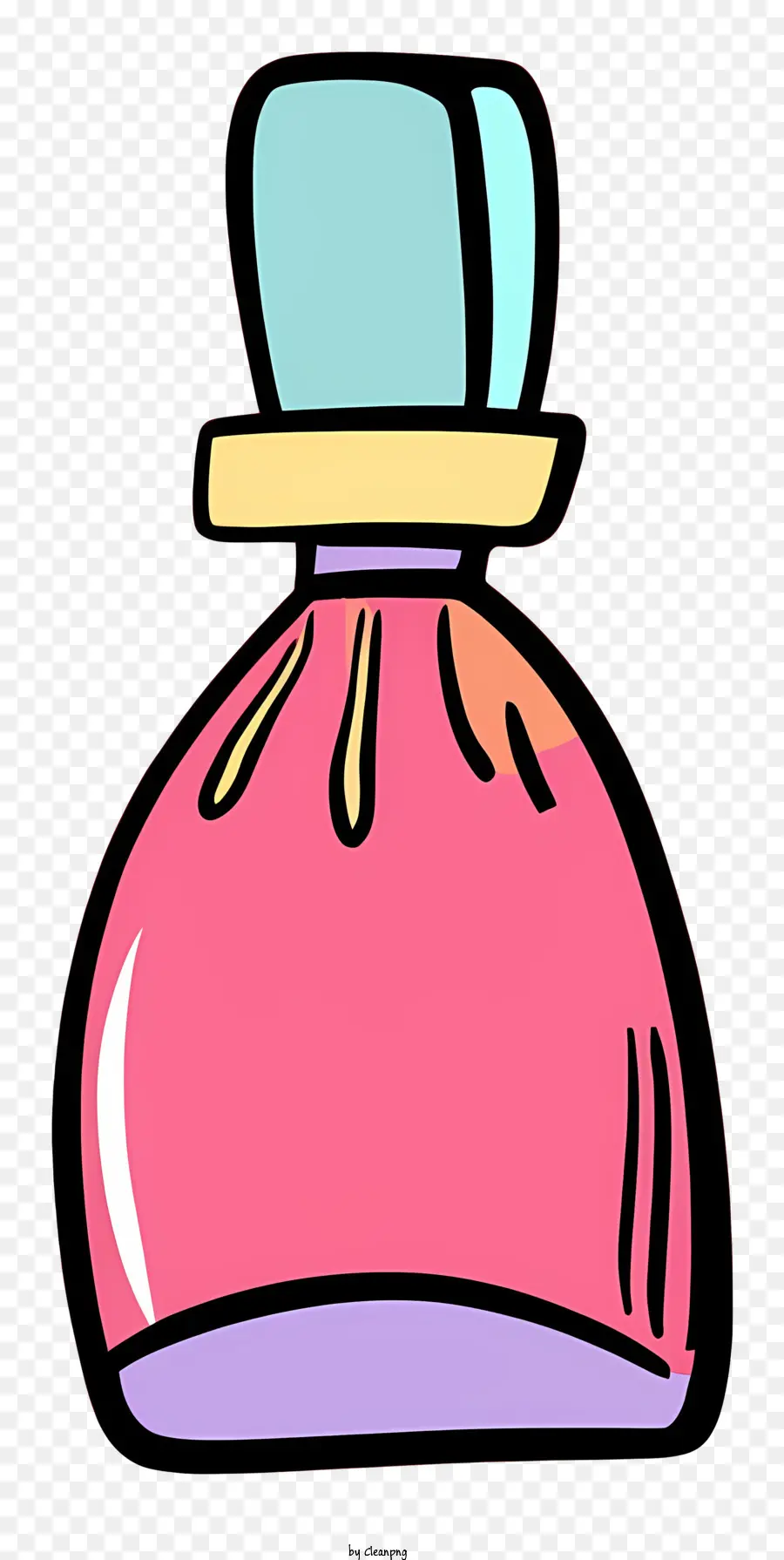 Botella De Perfume De Rosa，Botella De Vidrio Transparente PNG