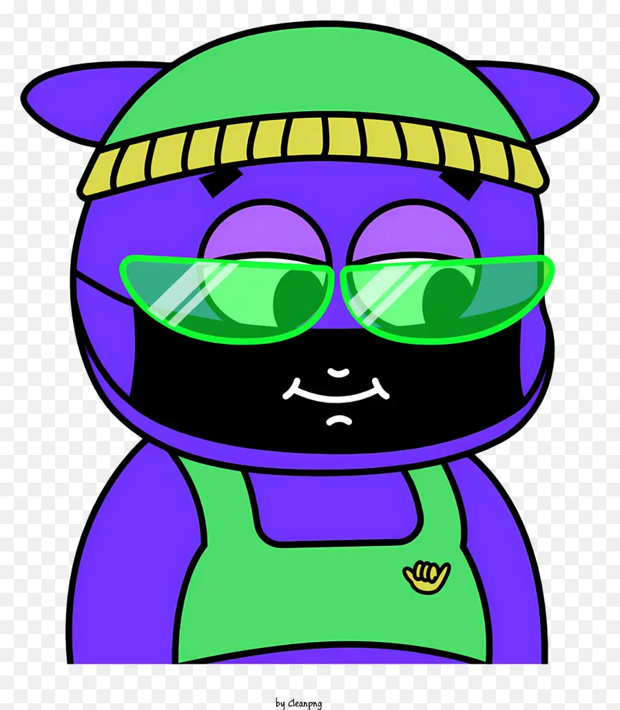 Personaje De Dibujos Animados，Gafas De Sol PNG